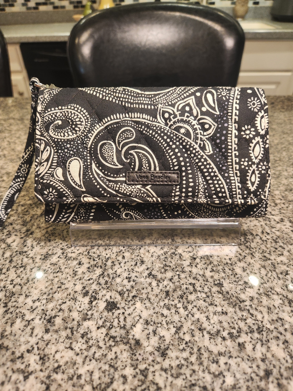Vera Bradley RFID Accordion Wristlet Wallet Stellar Paisley
